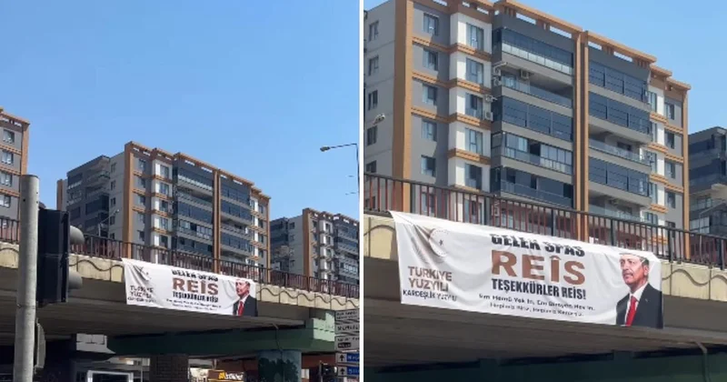 Batman’da Cumhurbaşkanı Erdoğan’a Kürtçe ve Türkçe teşekkür pankartları