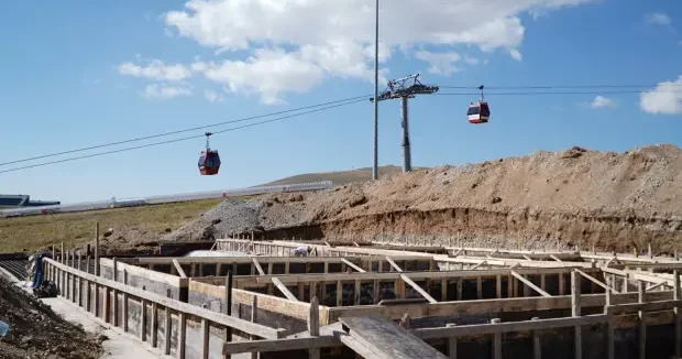 Kayseri haberleri Erciyes te Türkiye nin en uzun dağ kızağı tesisi için çalışmalar başlatıldı 20 Ağustos 2026