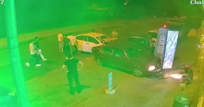 Denizli de hareketli gece! Kaçan ve 4 araca çarpan sürücüye 450 bin TL ceza kesildi