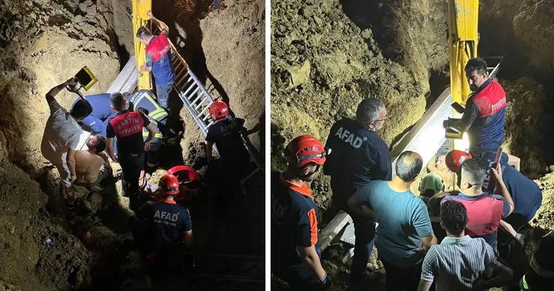 Bartın da korku dolu anlar: Toprak altında kalan baba oğul kurtarıldı