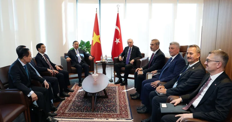 Cumhurbaşkanı Erdoğan, Vietnam Devlet Başkanı To Lam ile görüştü