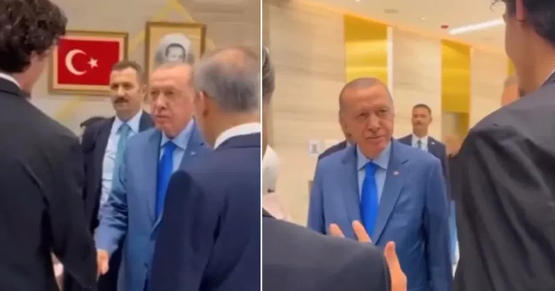 Başkan Erdoğan ile Cedi Osman arasında samimi diyalog: Seni bizim takıma alırız