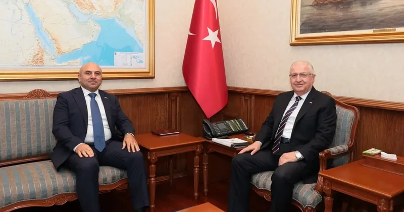 Bakan Güler, Azerbaycan’ın Ankara Büyükelçisi Aslanov ile görüştü