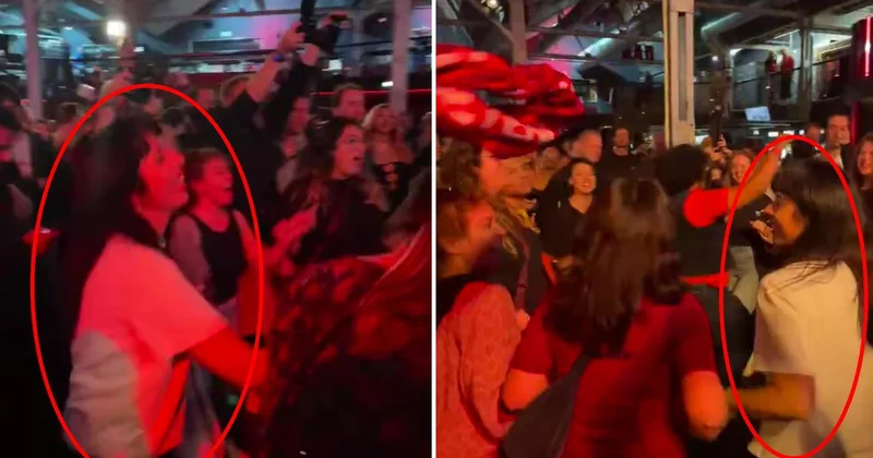 Berlin de seçimi kazanan Elif Eralp Jin, jiyan, azadi sloganıyla halay çekti