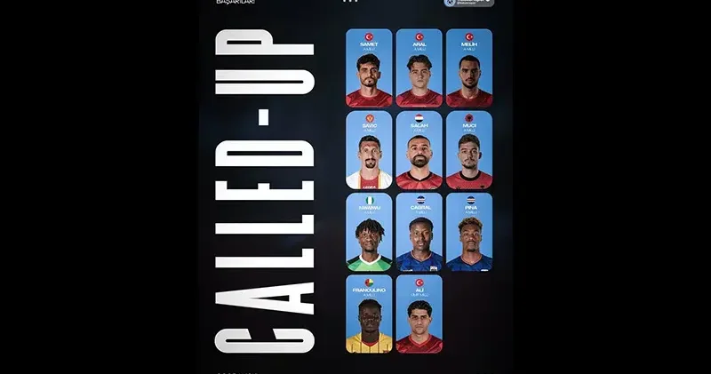 Trabzonspor’dan 11 oyuncuya milli davet