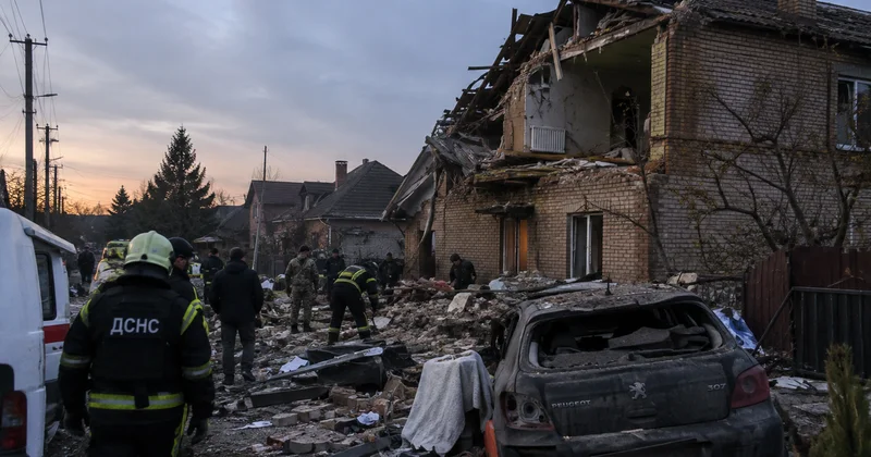 Rusya nın gece Kiev bölgesine düzenlediği İHA saldırılarında üçü çocuk 4 kişi öldü