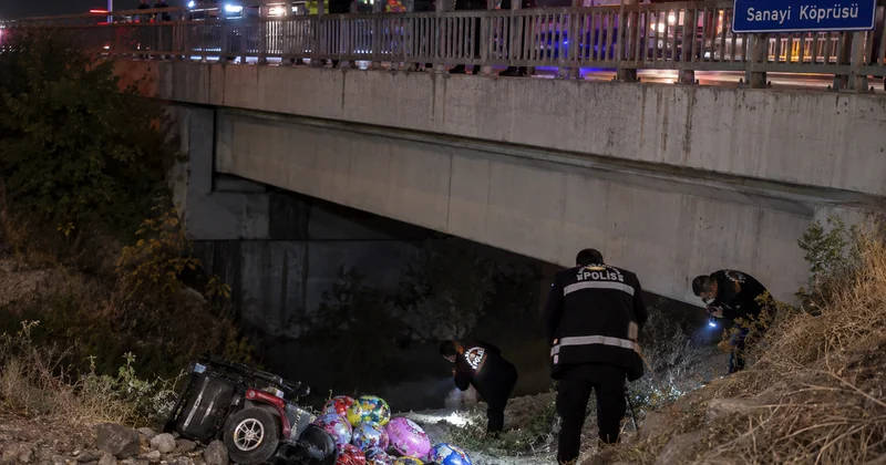 Ankara Sincan da engelli gence çarpan sürücü kaçtı, genç köprüden düşerek öldü