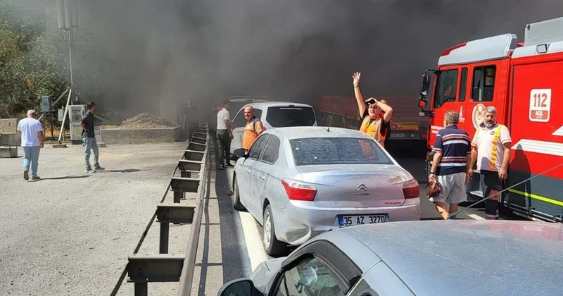 TIR yangını tünel geçişini kapattı Sözcü Gazetesi