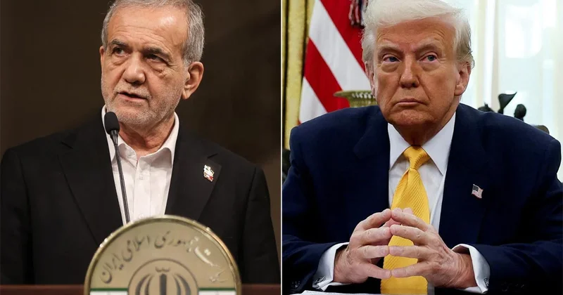 Ağzını açtı petrol fiyatları geriledi! Trump tan Pezeşkiyan ile görüşme sinyali