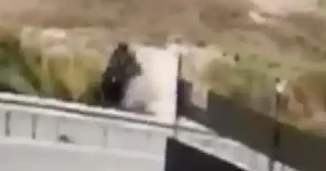 Mersin de otomobil şarampole böyle uçtu: 1 ölü VİDEO İZLE