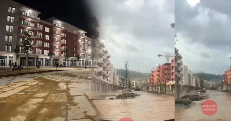 Murat Kurum un küllerinden doğdu dediği Hatay ı sel aldı