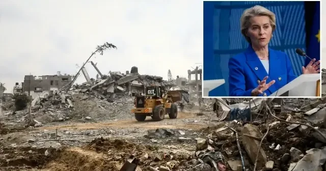AB Komisyonu Başkanı Von der Leyen den Avrupa ya Gazze nin yeniden inşasında rol alma çağrısı Avrupa Haberleri