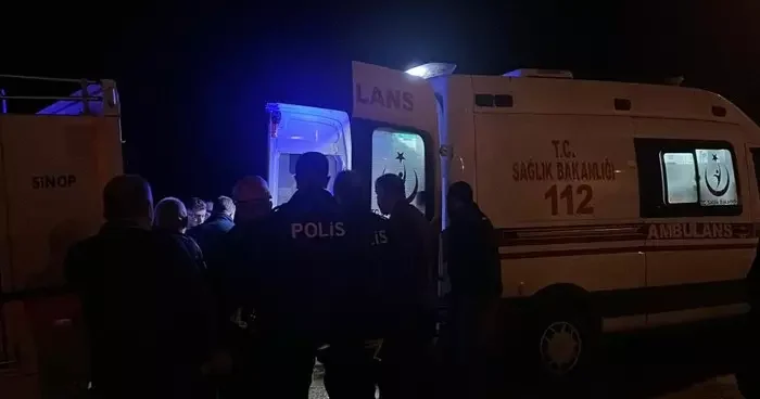 Sinop ta dengesini kaybeden adam uçurumdan yuvarlandı