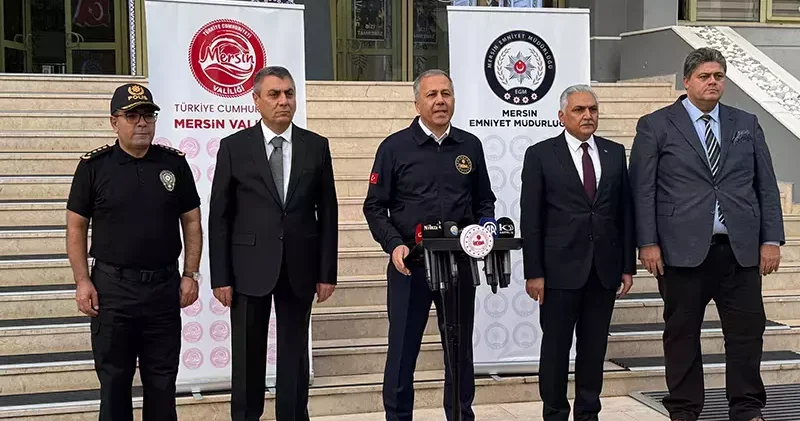 Bakan Yerlikaya: Mersin merkezli organize suç örgütü operasyonunda 370 şüpheli yakalandı