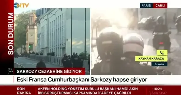 Sarkozy bugün hapishaneye girdi! İşte Fransa daki tarih anlar