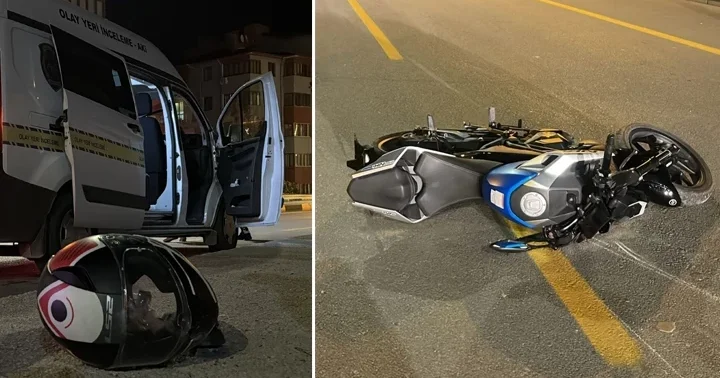 Karabük te motosiklet kaldırıma çarptı! 17 yaşındaki Berrak tan acı haber