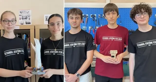 İstanbul daki Fen Lisesi öğrencileri uluslararası yarışmalarda Türkiye nin gururu oldu Eğitim Haberleri