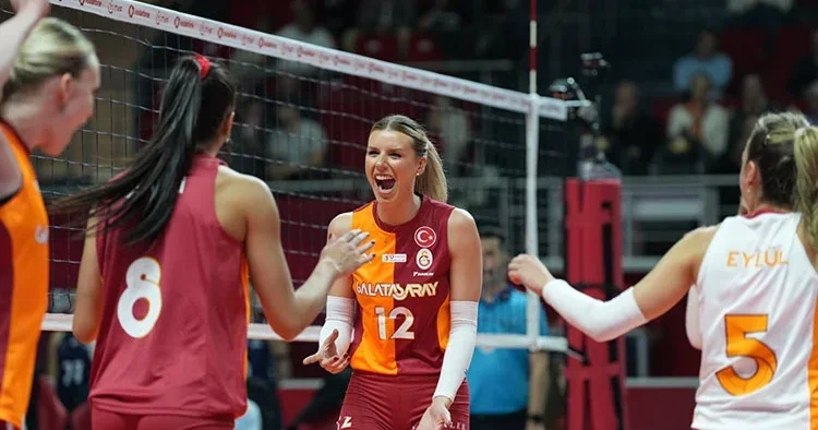 Galatasaray Daikin, set vermeden galip!