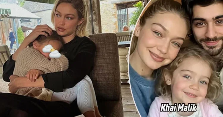 Kızının yüzünü köşe bucak saklıyordu: Ünlü modele tatsız sürpriz