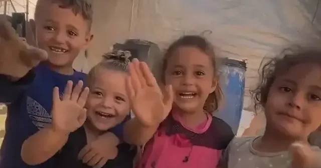 Gazze de umudun simgesi: Çocuklar VİDEO İZLE