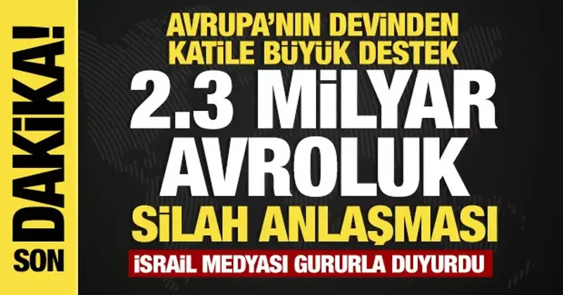 Almanya dan İsrail e tam destek: 2 milyar avroluk silah anlaşması