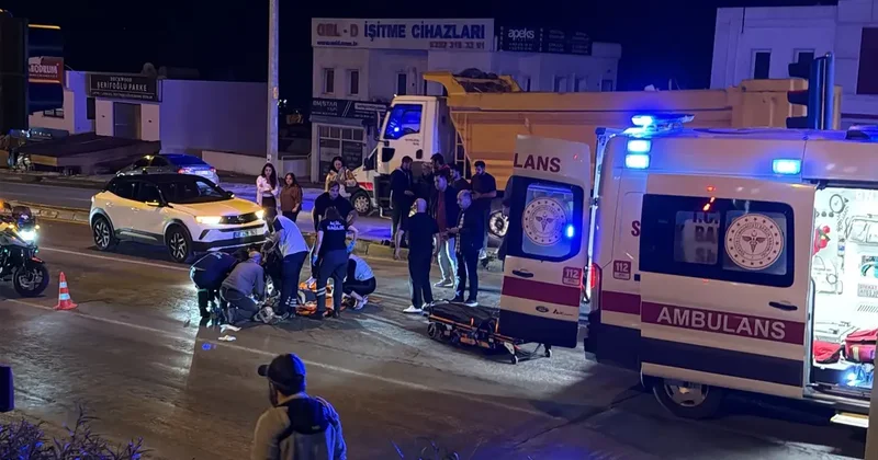 Bodrum da motosikletin çarptığı kadın hayatını kaybetti!
