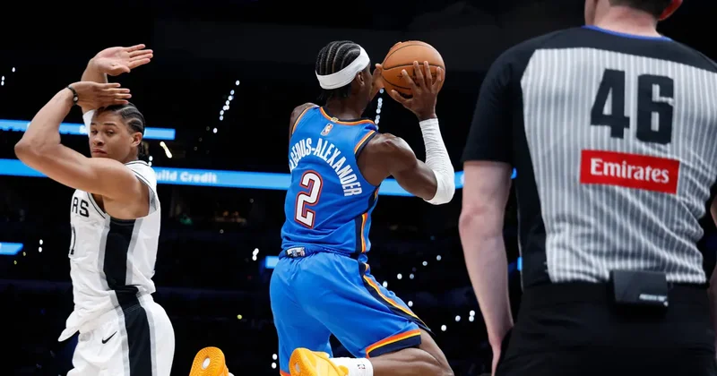 NBA de Oklahoma City Thunder, sezona San Antonio Spurs galibiyetiyle başladı