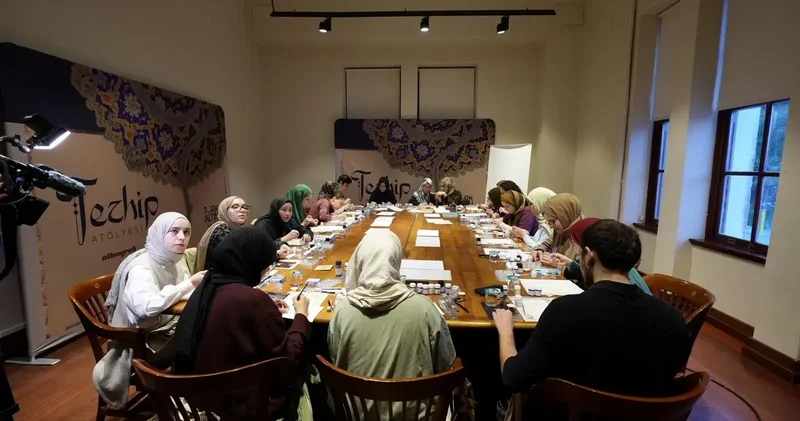 Boğaziçi Üniversitesi’nde tezhip atölyesi düzenlendi