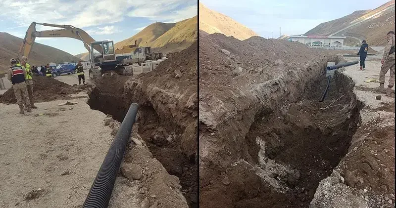 Altyapı çalışması sırasında göçük; 1 ölü