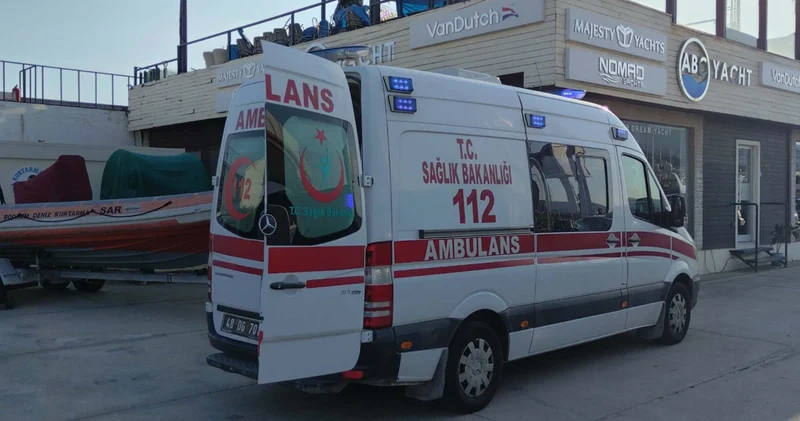 Bodrum da bastonu kırılan 87 yaşındaki Mehmet Ertok ateşe düşerek hayatını kaybetti