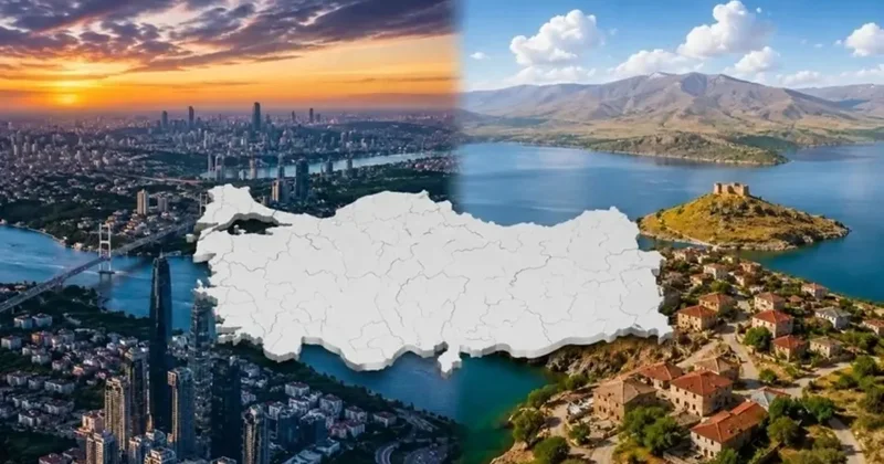 Türkiye’nin en büyük ve en küçük illeri belli oldu! Kendi şehriniz kaçıncı sırada?