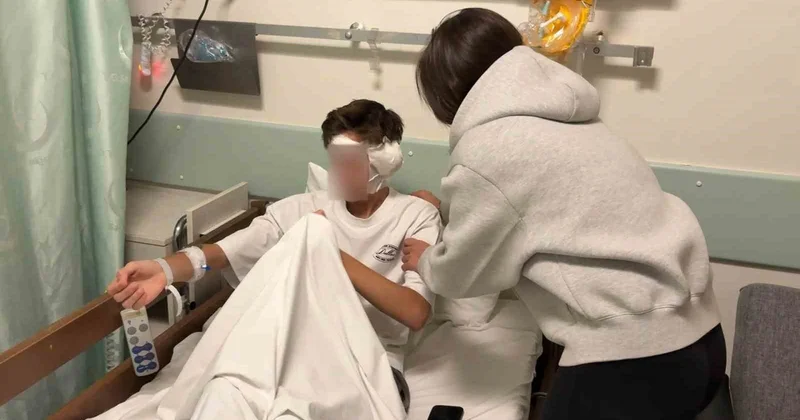 Bursa Nilüfer de piercing sonrası iltihap nedeniyle çocuk 5 gecedir hastanede yatıyor