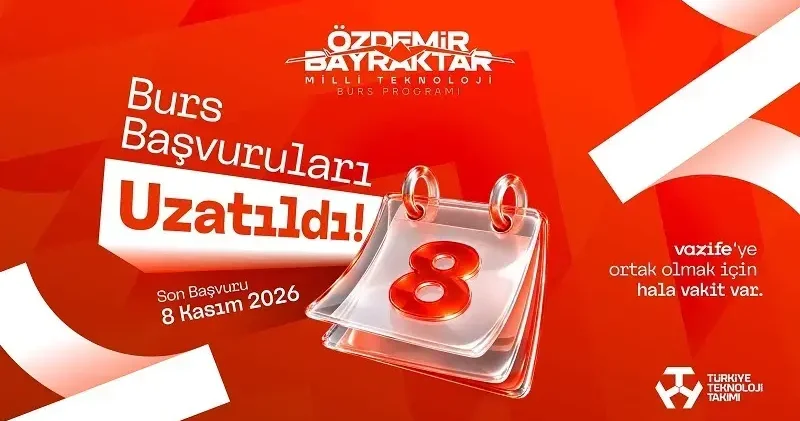 T3 Vakfı Özdemir Bayraktar Burs Programı na başvurular başladı