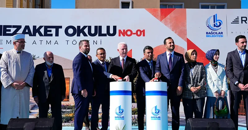 Sadece çocuklar değil aileler de eğitilecek! Bağcılar da Nezaket Okulu nun temeli atıldı