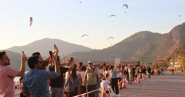 Ölüdeniz Hava Oyunları Festivali nin açılışı gerçekleştirildi Muğla Haber Habertürk Yerel Haberler
