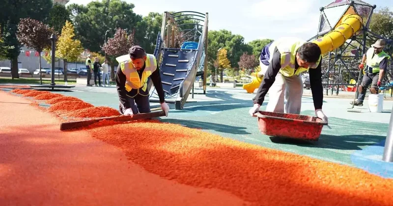 Yıldırım’da parklara kış bakımı