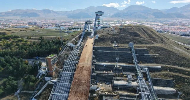 Türkiye nin ilk ve tek atlama tesisi yenilenerek yeni sezona hazırlanıyor Erzurum Haber Habertürk Yerel Haberler