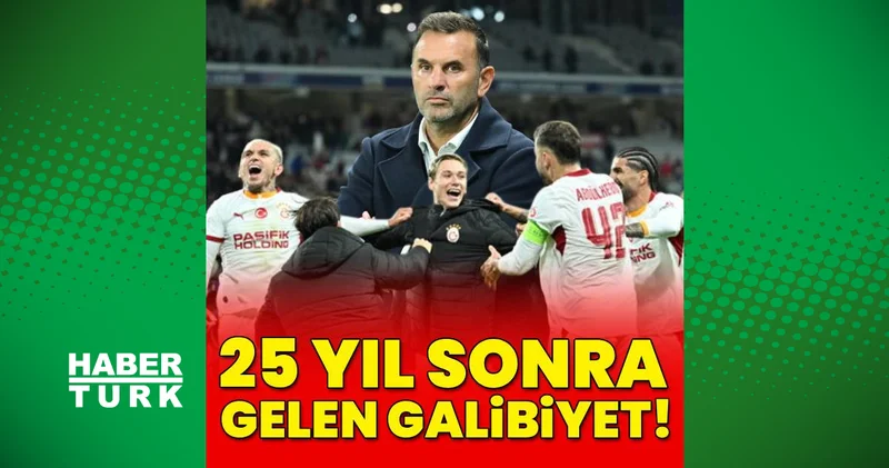 UEFA Şampiyonlar Ligi nde Lille i deplasmanda yenen Galatasaray 25 yıl sonra Fransa da maç kazandı