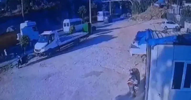 Bodrum da TIR ile motosiklet çarpıştı, 1 ölü