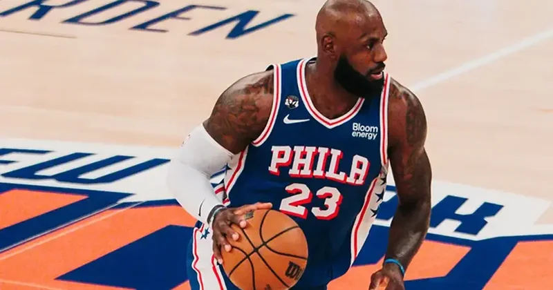 LeBron James ten, Philadelphia ile ilk maçında 12 sayı Fanatik Gazetesi Basketbol Haberleri Spor