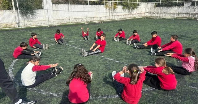 Aydın da çocuklar güne sporla başlıyor Aydın Haberleri
