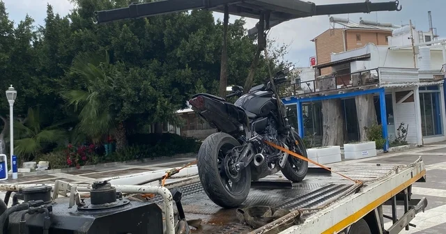 Bodrum da abartı egzozlu motosiklete 28 bin 937 lira ceza Muğla Haberleri