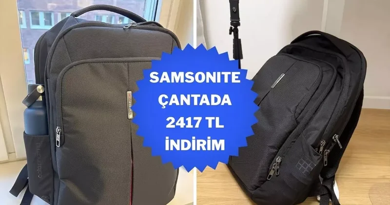 Her yolculuğunuza hazır Samsonite çantada Gülümseten Kasım a özel harika indirim!