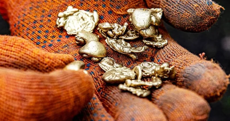 Şimdiye dek görülmemiş yüksek kaliteli altın bulundu: Maden ocağından fışkırdı Sözcü Gazetesi