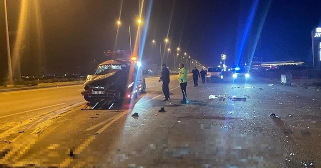 Otomobil takla atıp, karşı şeride savruldu: 1 ölü, 3 yaralı Kayseri Haberleri