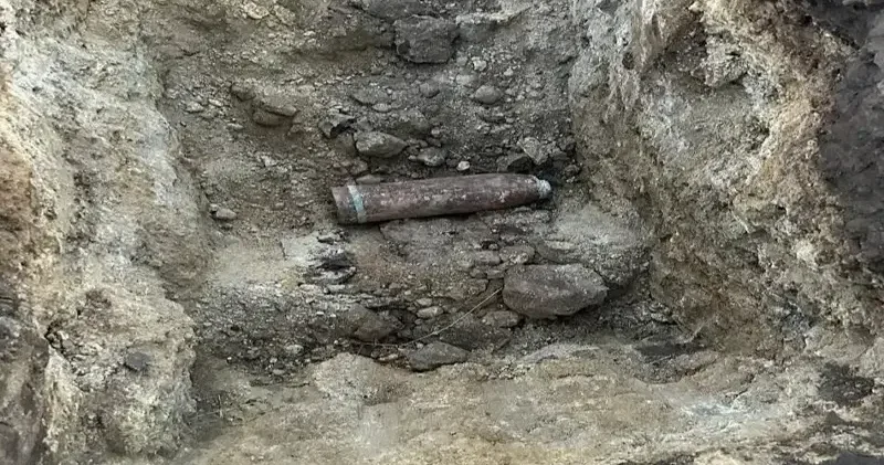 Tarlada bulunan top mermisi imha edildi Hayat Haberleri