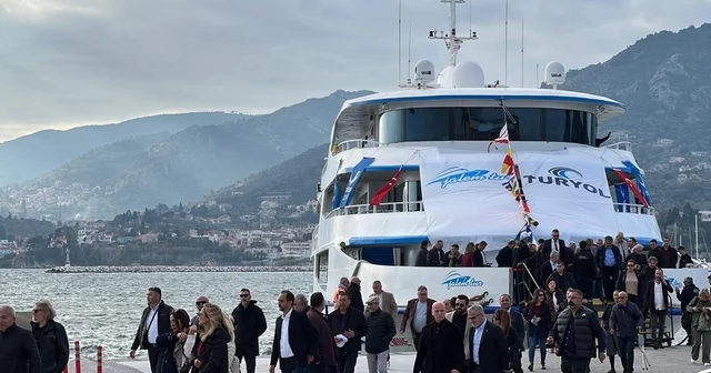 Aliaport tan Midilli ye ilk sefer gerçekleşti İzmir Haberleri