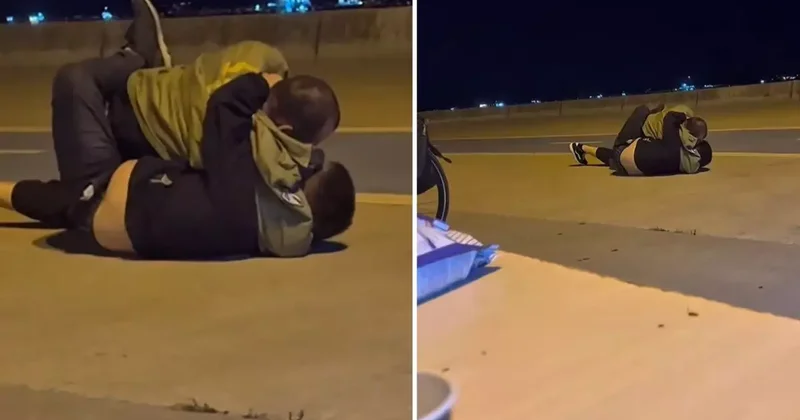 İstanbul da bir garip görüntü: Kimse olan bitene bir anlam veremedi