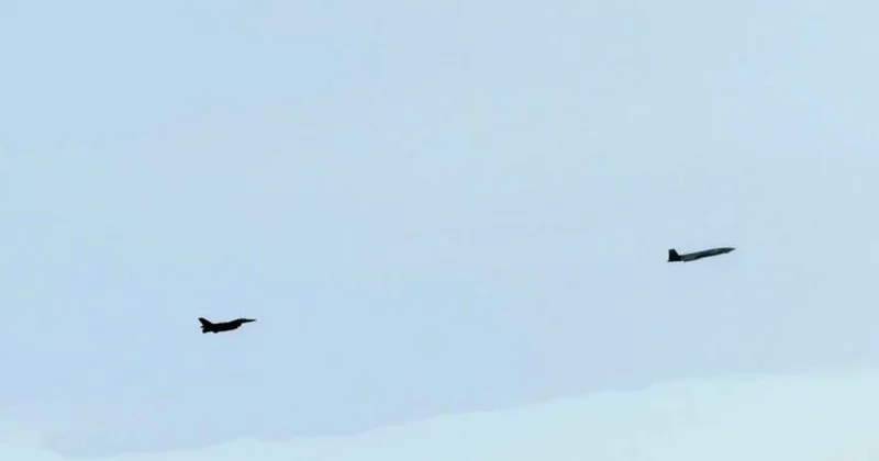 ‘Kızılelma’dan F 16’lı test