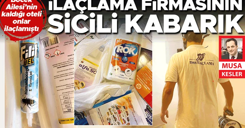 İlaçlama firmasının sicili kabarık